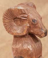 Ram Head Walking Stick (View larger picture)