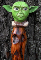 Yoda Character for a Walking Stick