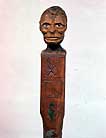 Abraham Lincoln Character for a Walking Stick
